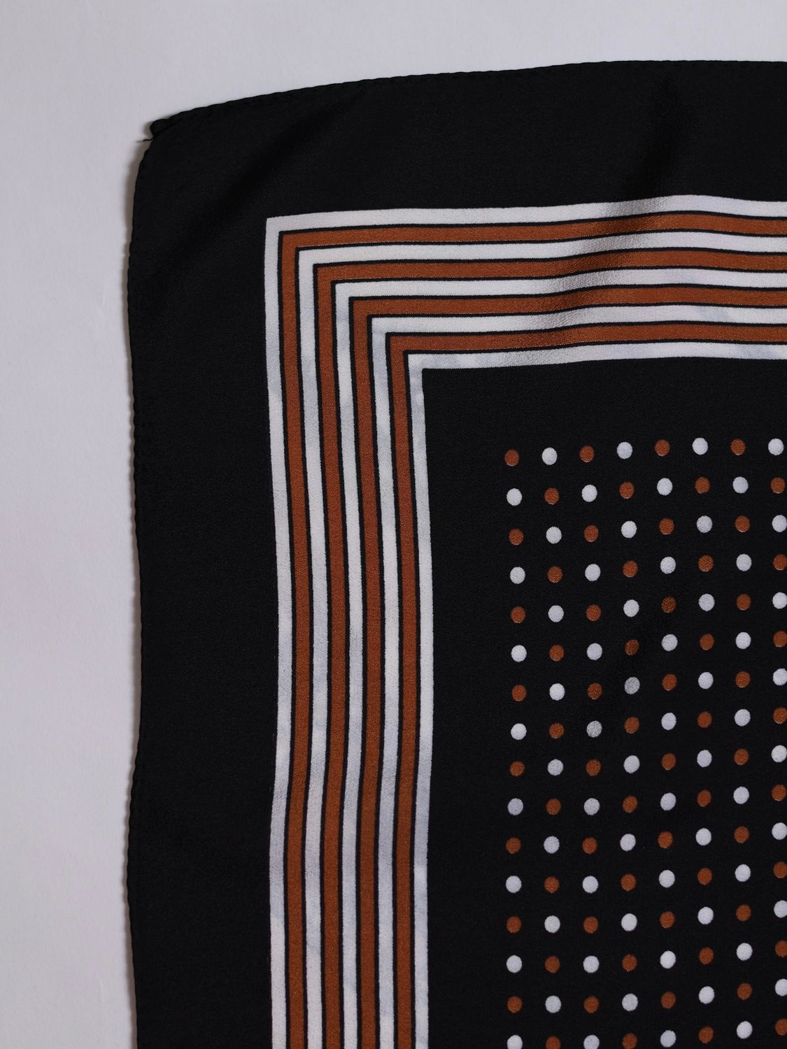 YSL Polka Dot Silk Scarf