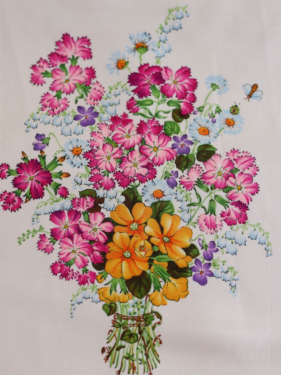 Gucci Flora Spring Silk Scarf