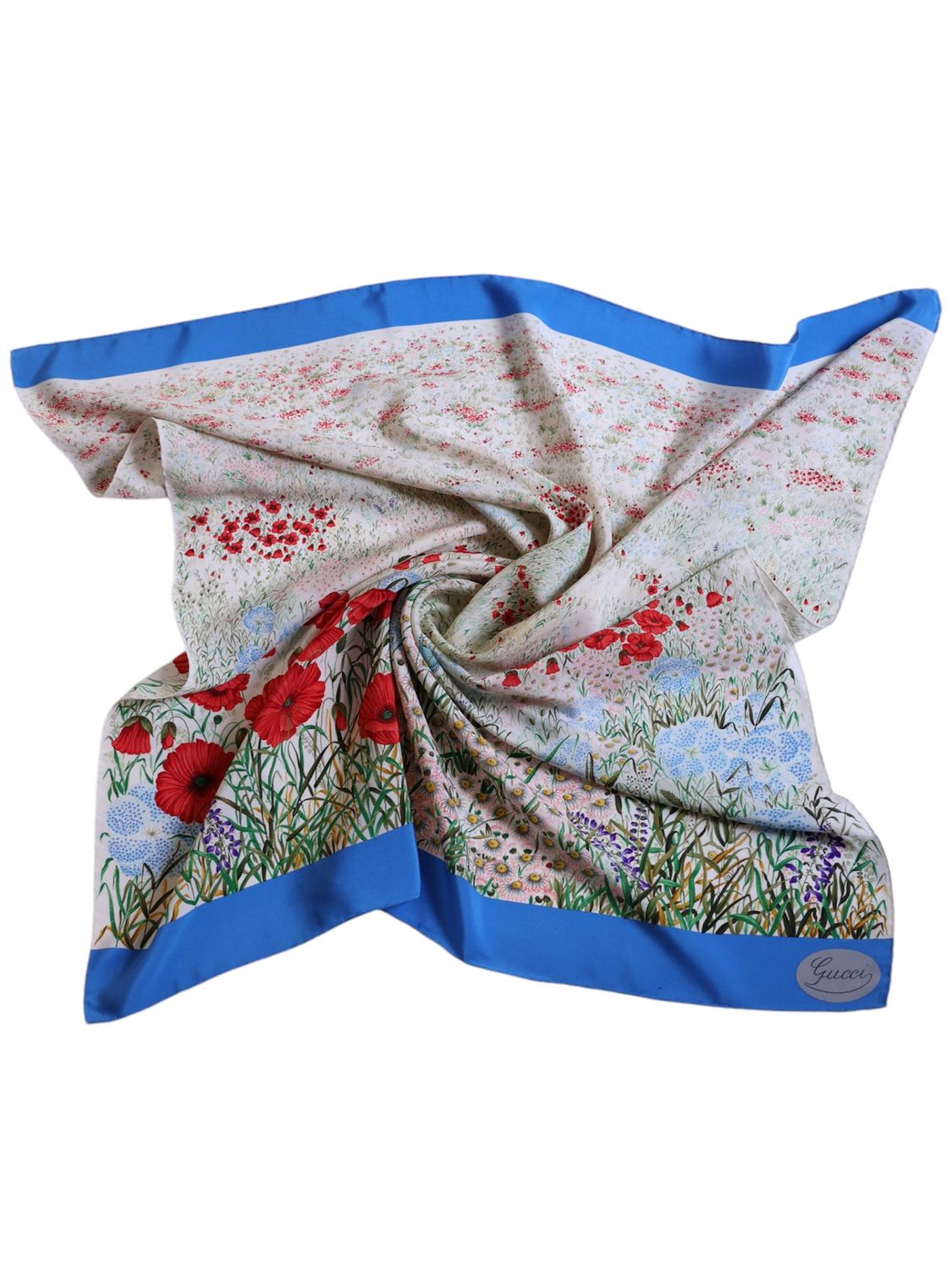 GUCCI FLORA POPPY SCARF