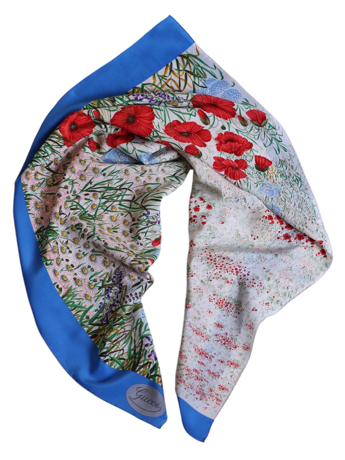 GUCCI FLORA POPPY SCARF