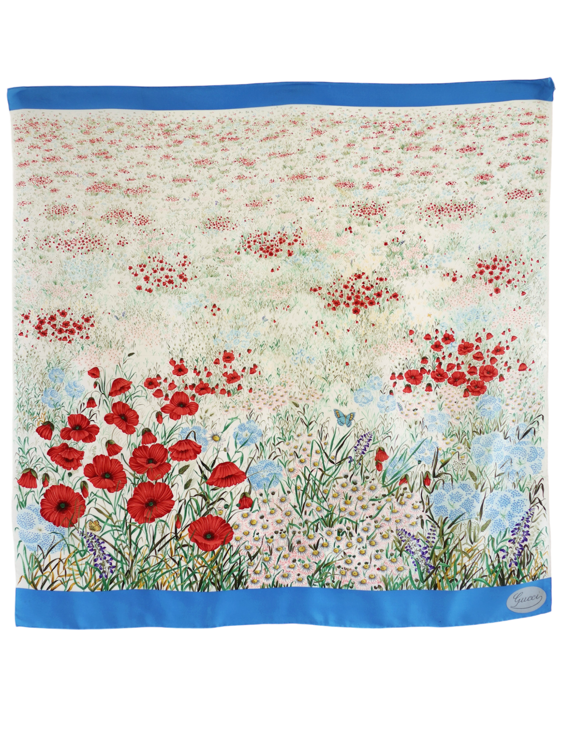 GUCCI FLORA POPPY SCARF