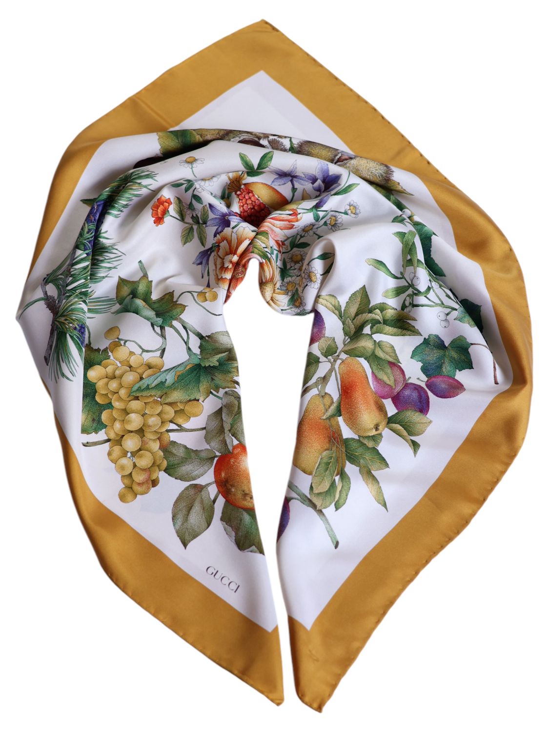 GUCCI FLORA AUTUMN SILK SCARF
