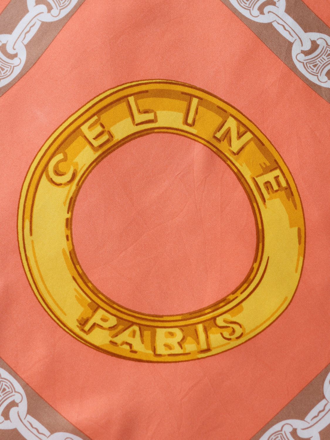 CELINE TRIOMPHE SILK SCARF