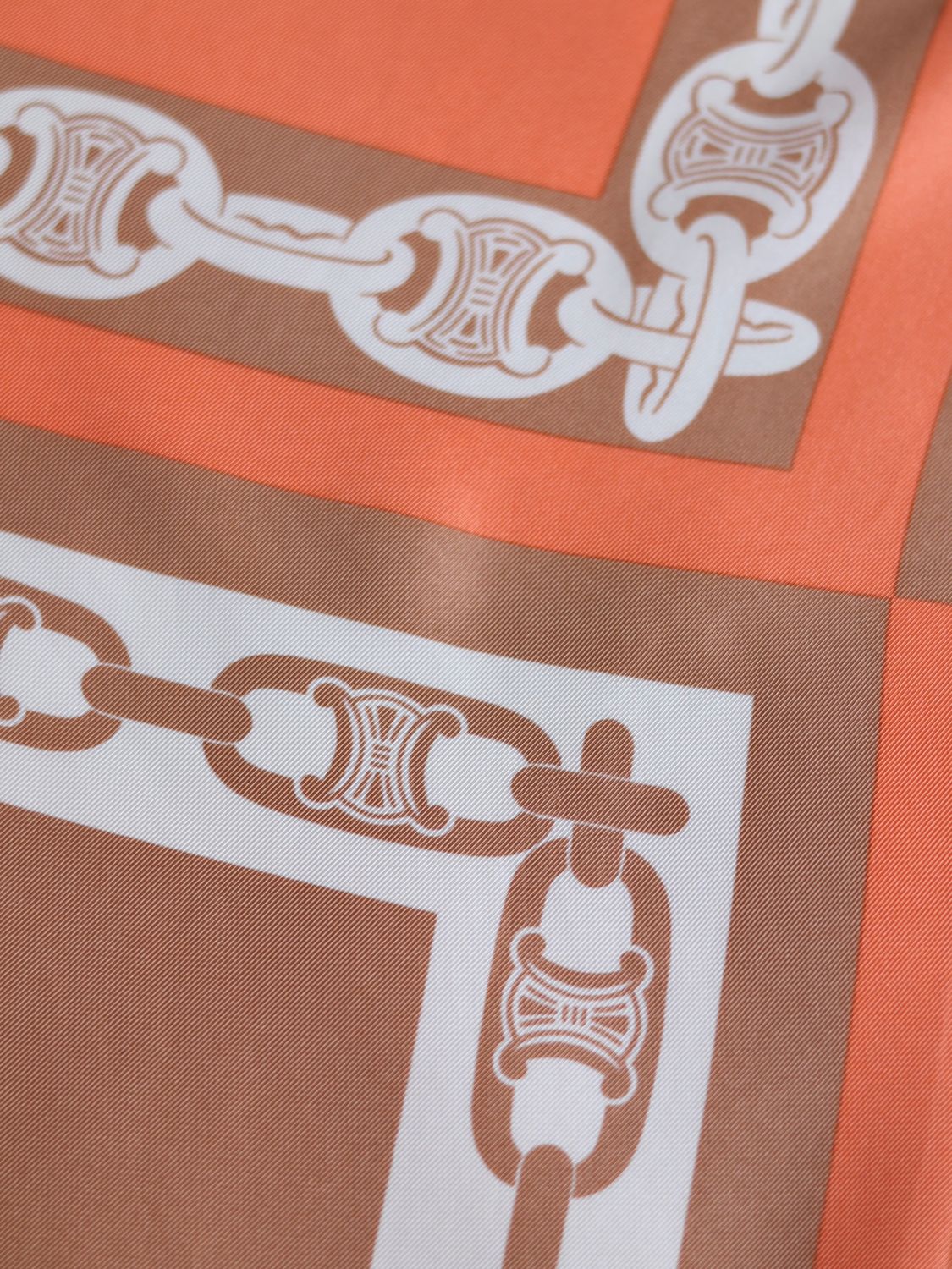 CELINE TRIOMPHE SILK SCARF