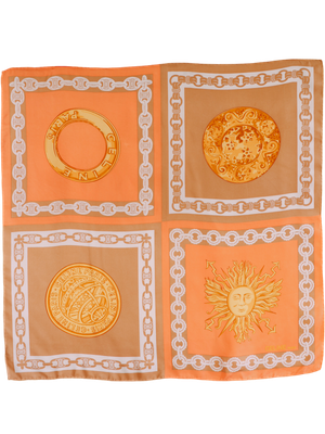 CELINE TRIOMPHE SILK SCARF