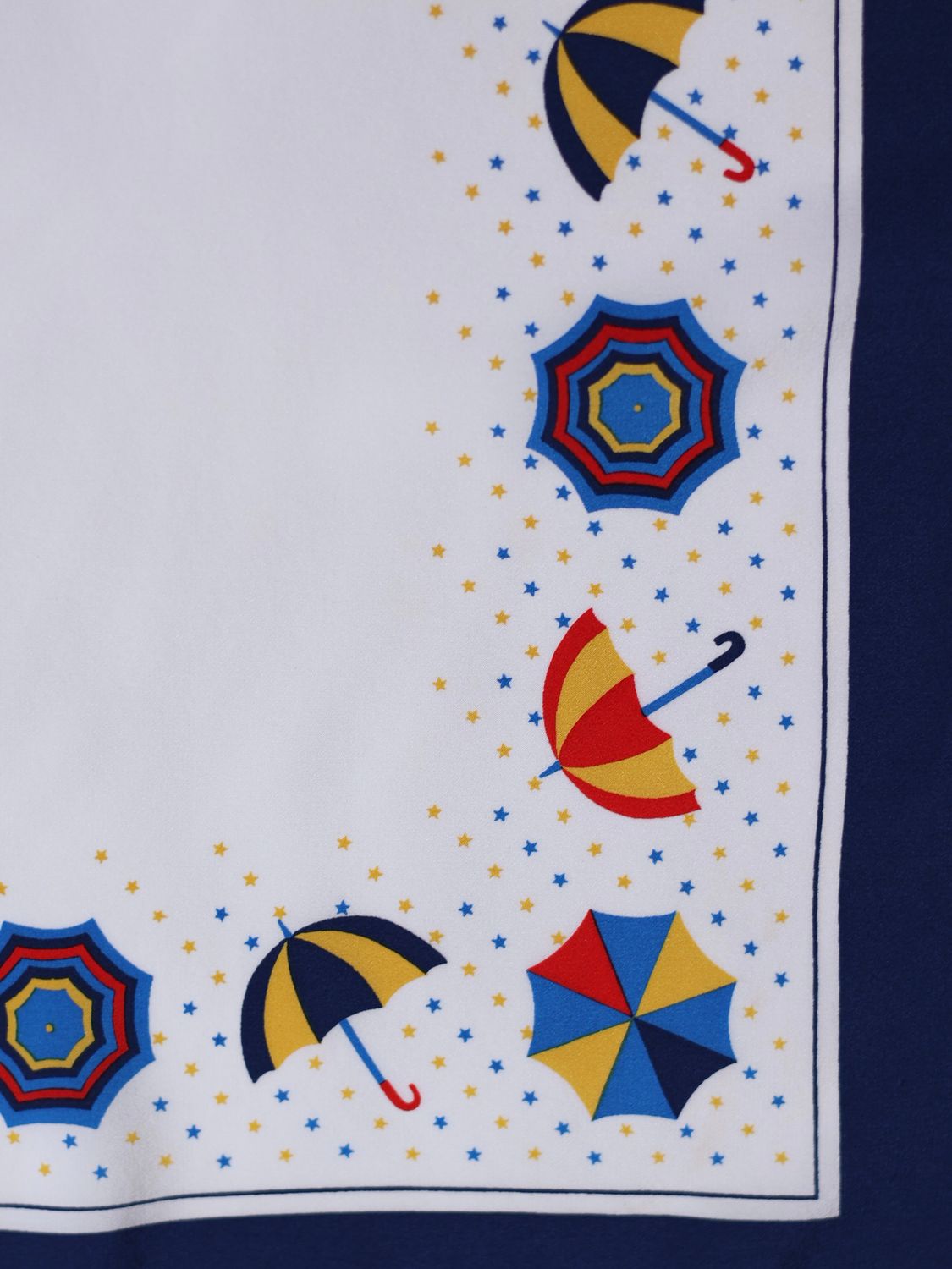 CELINE UMBRELLA SILK SCARF