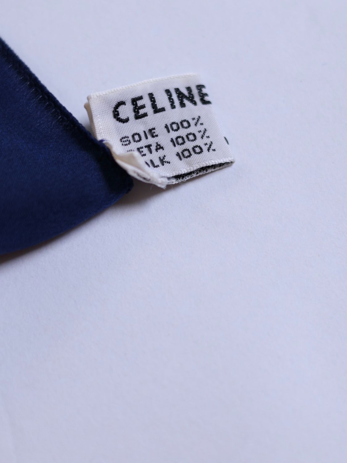 CELINE UMBRELLA SILK SCARF