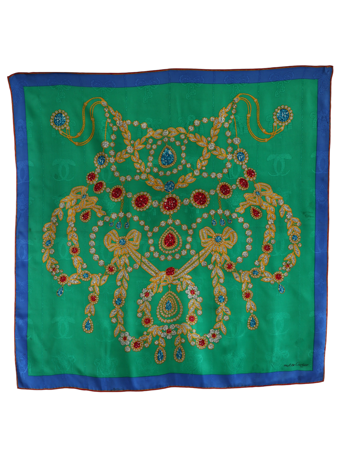 CARTIER EMERALD SCARF