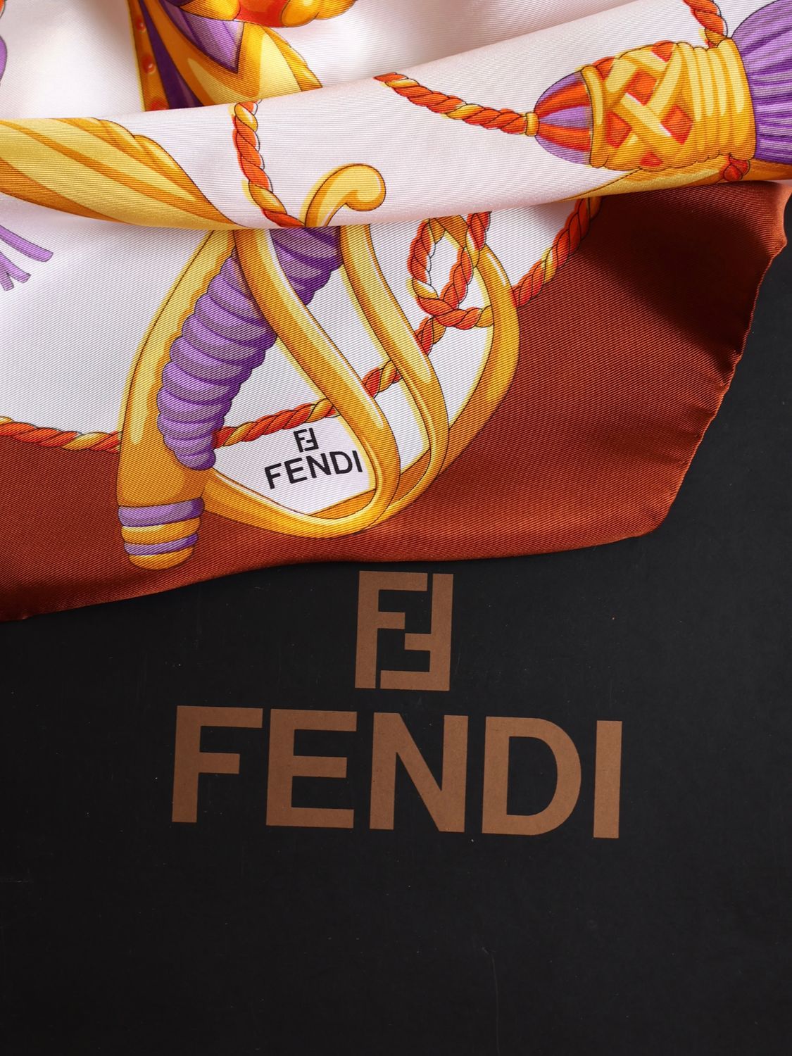FENDI RIBBONS SCARF