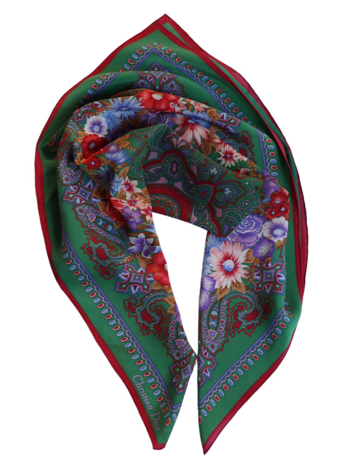 CHRISTIAN DIOR SILK SCARF