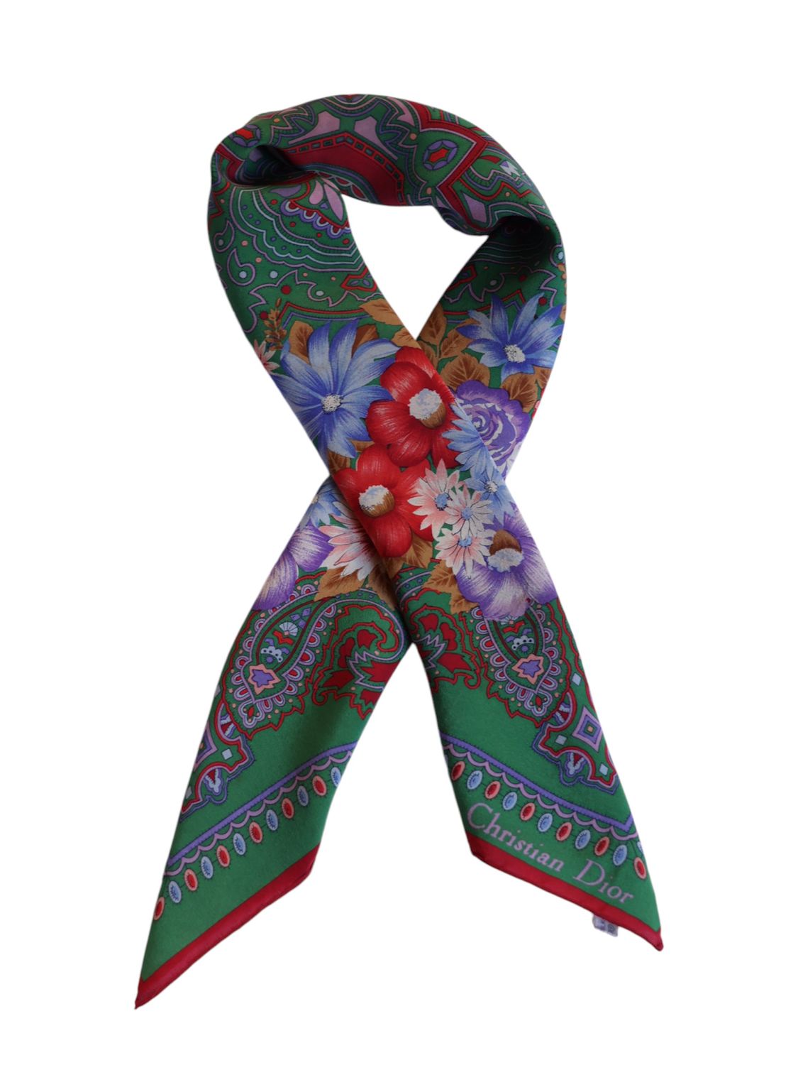 CHRISTIAN DIOR SILK SCARF