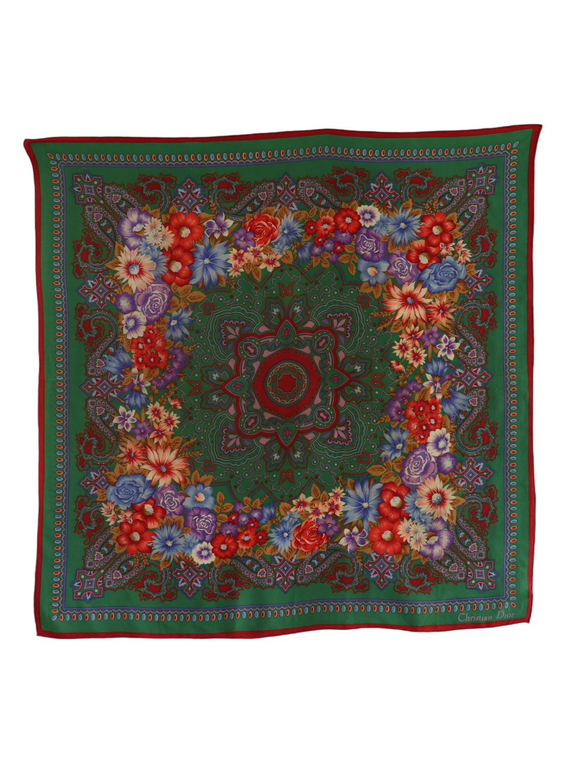 CHRISTIAN DIOR SILK SCARF