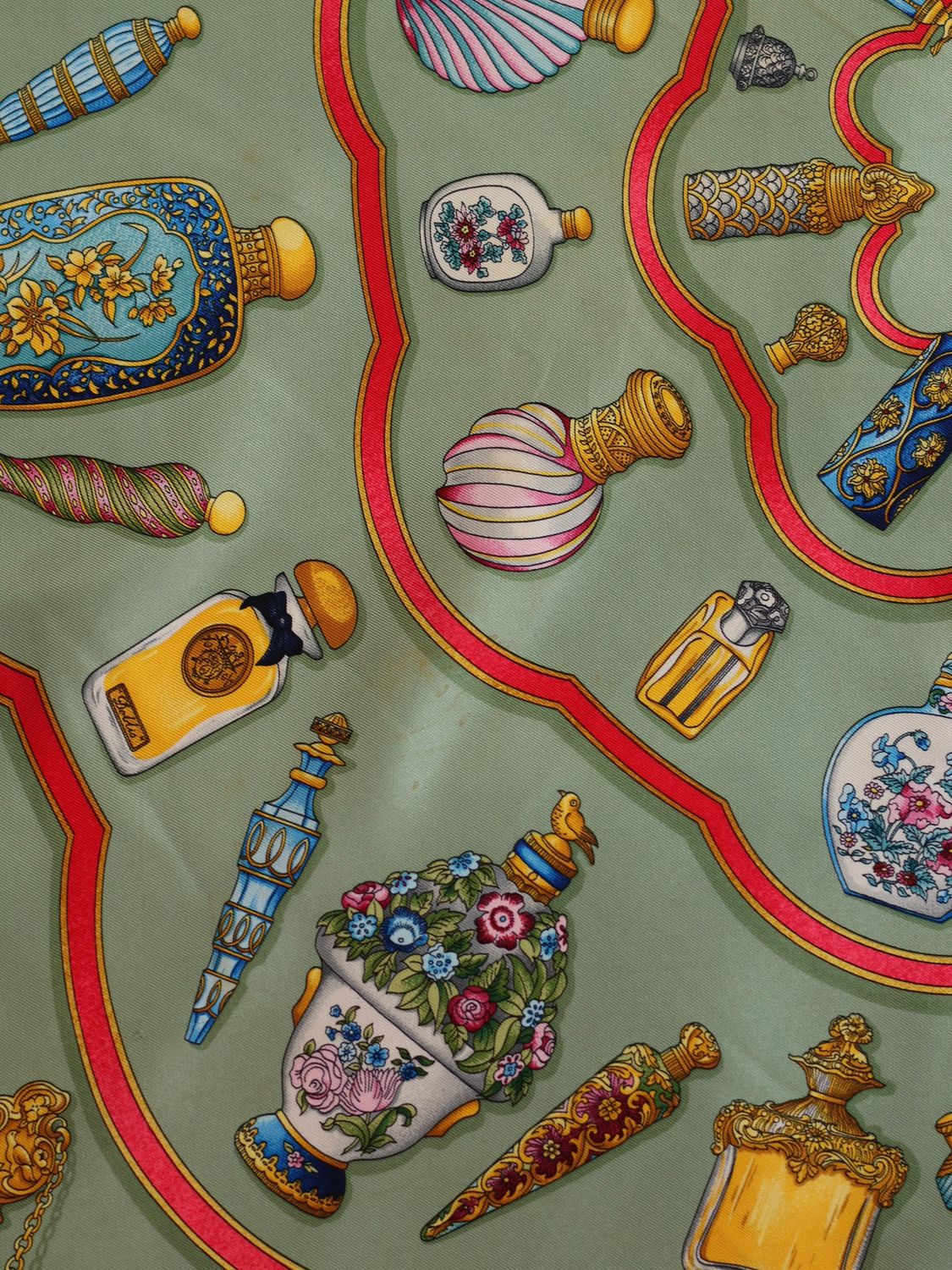 HERMÈS FLACONS SILK SCARF