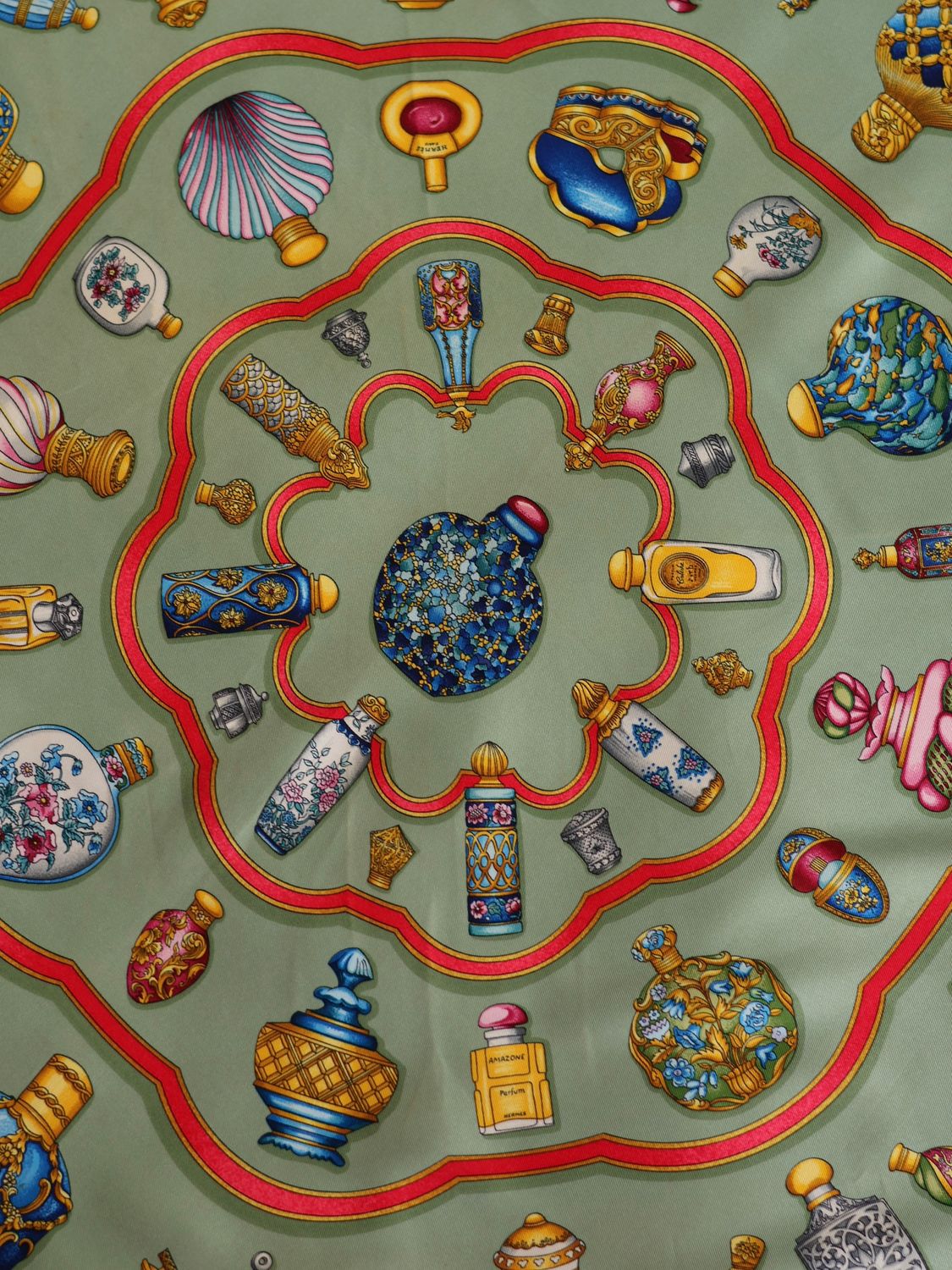 HERMÈS FLACONS SILK SCARF