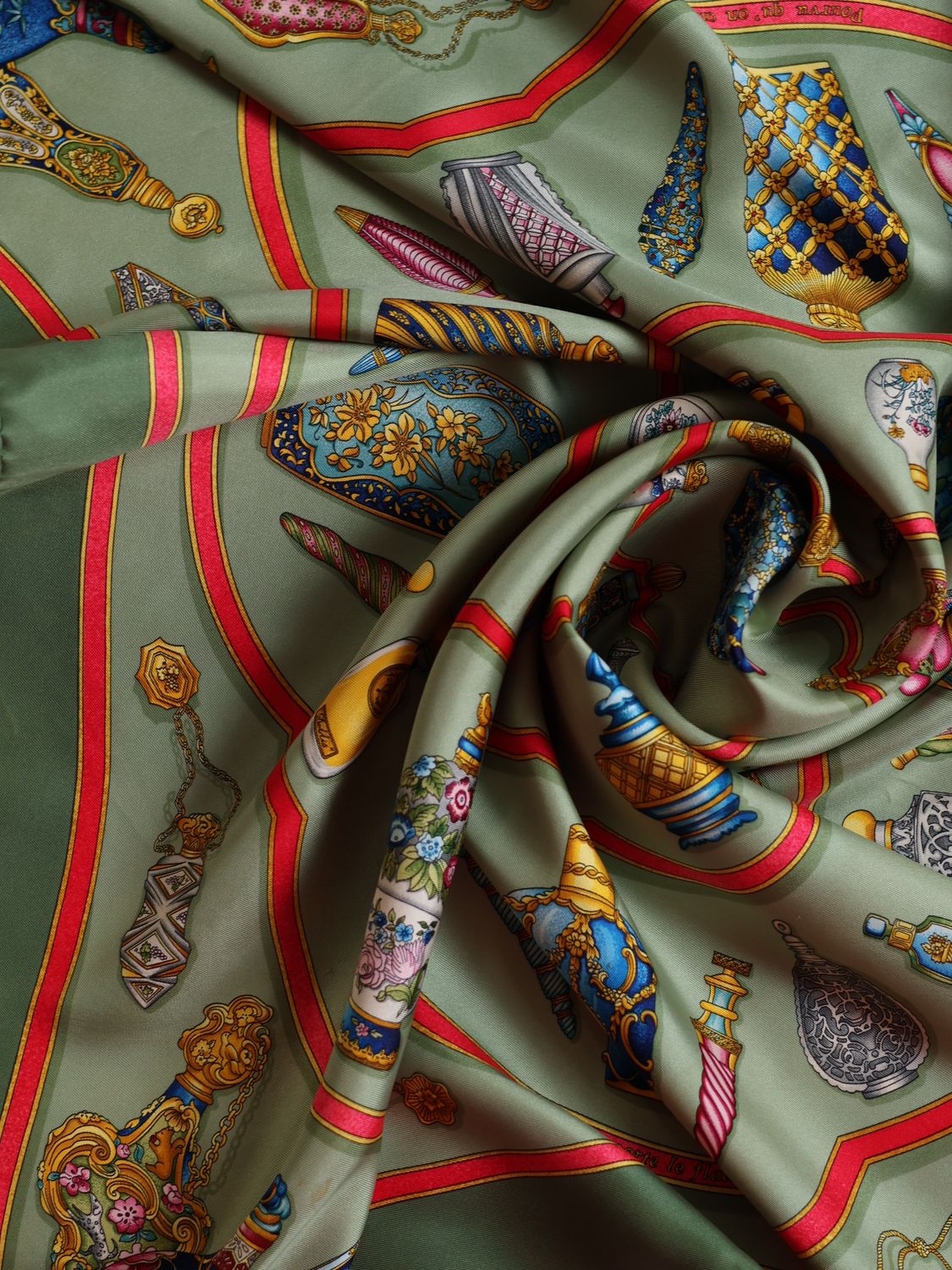HERMÈS FLACONS SILK SCARF