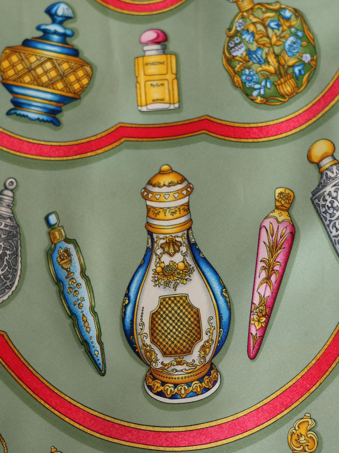 HERMÈS FLACONS SILK SCARF