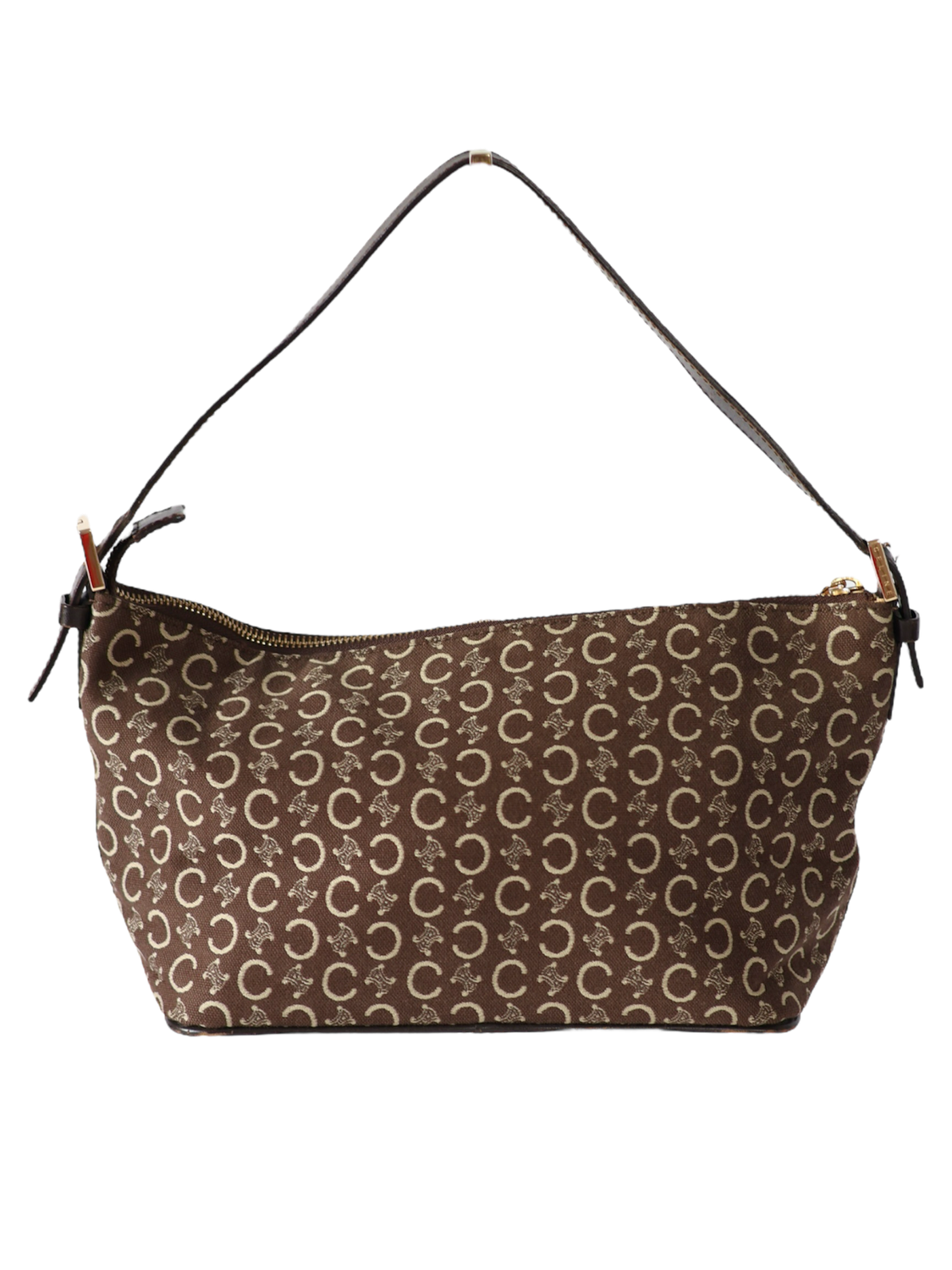 CELINE CANVAS SHOULDER BAG