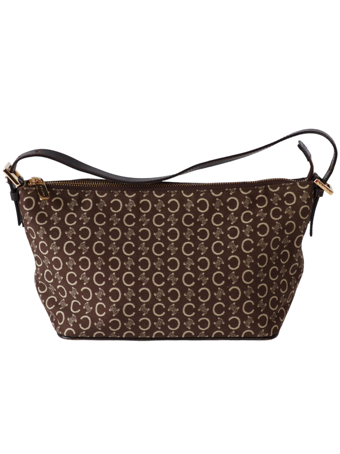 CELINE CANVAS SHOULDER BAG