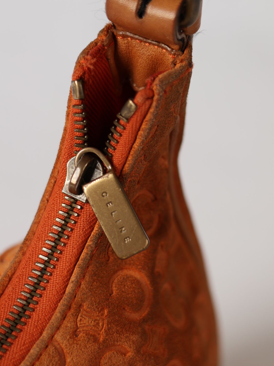 Celine Suede Shoulder Bag