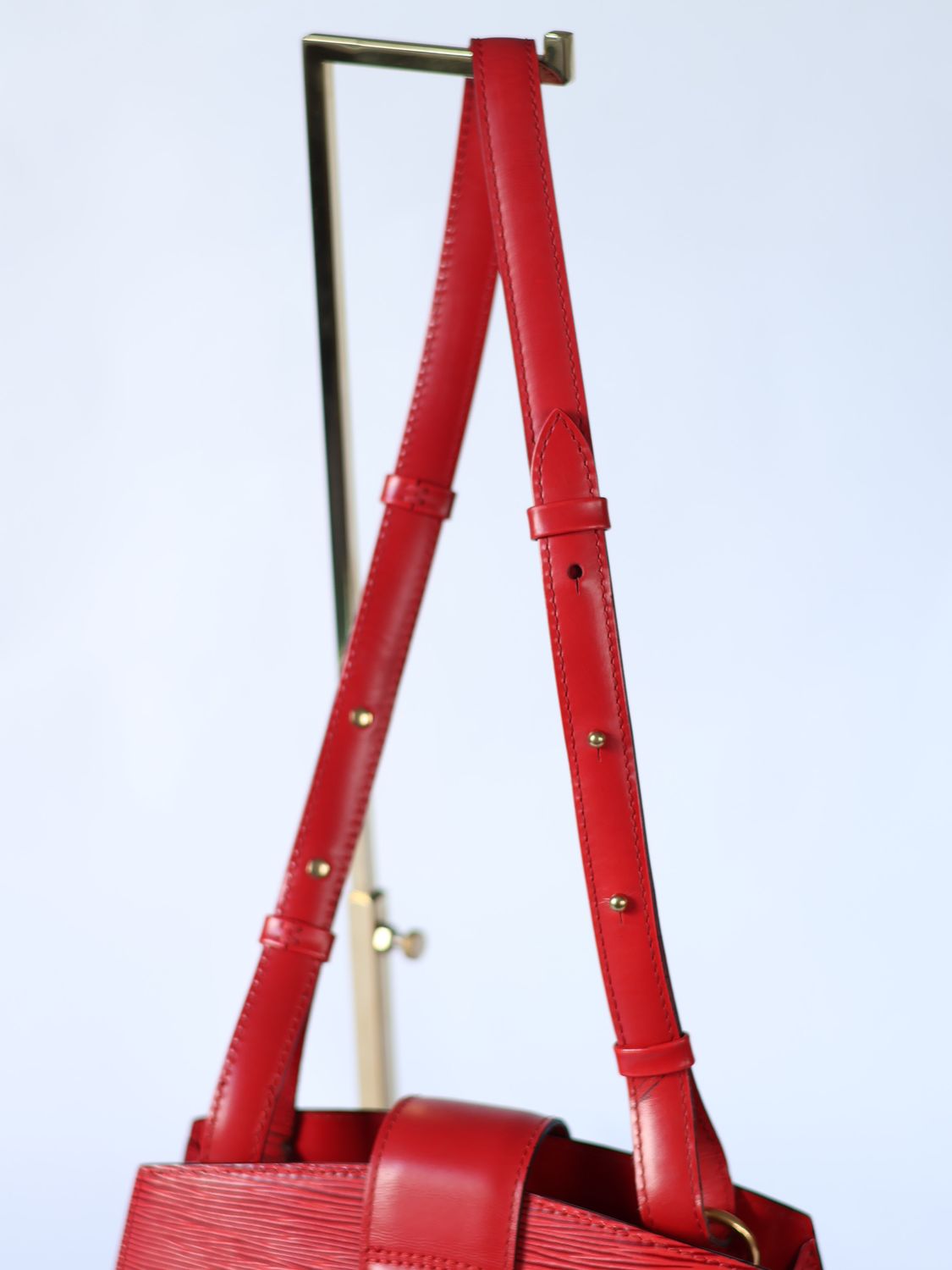 Louis Vuitton Cluny Red Bag