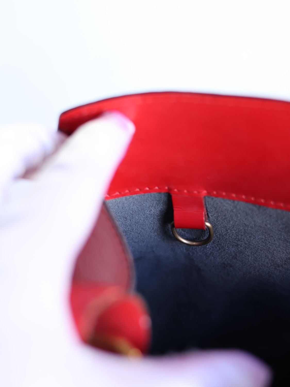 Louis Vuitton Cluny Red Bag