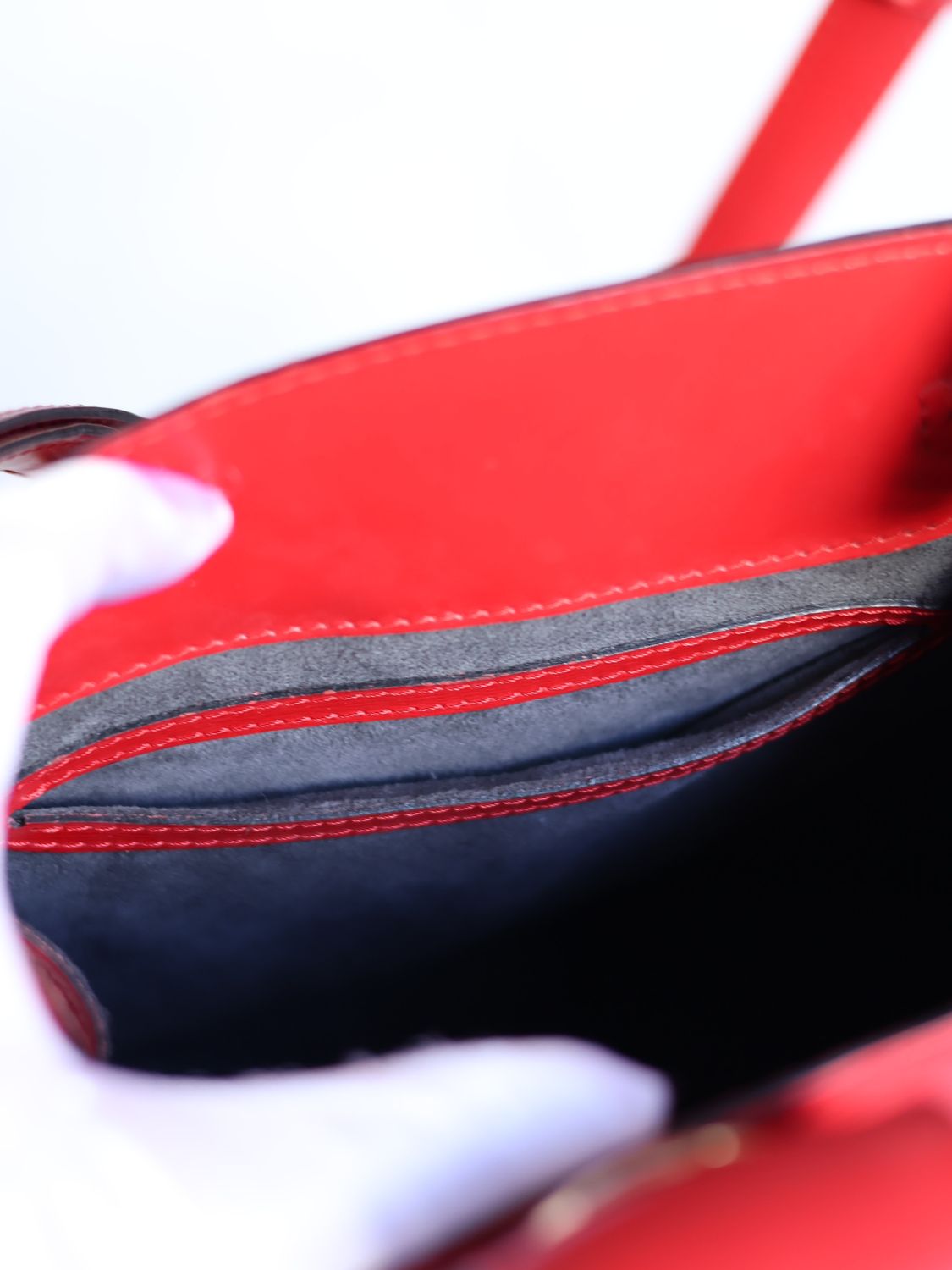 Louis Vuitton Cluny Red Bag