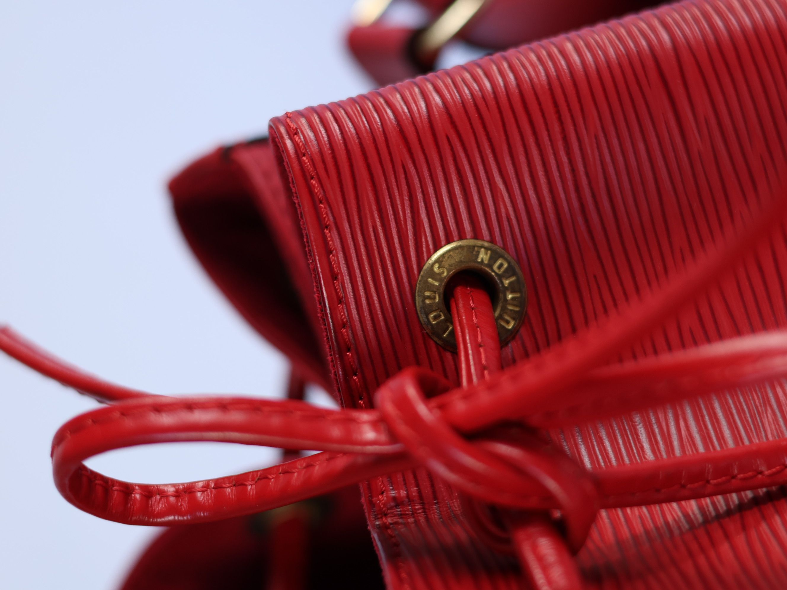 Louis Vuitton Noé Red Bag