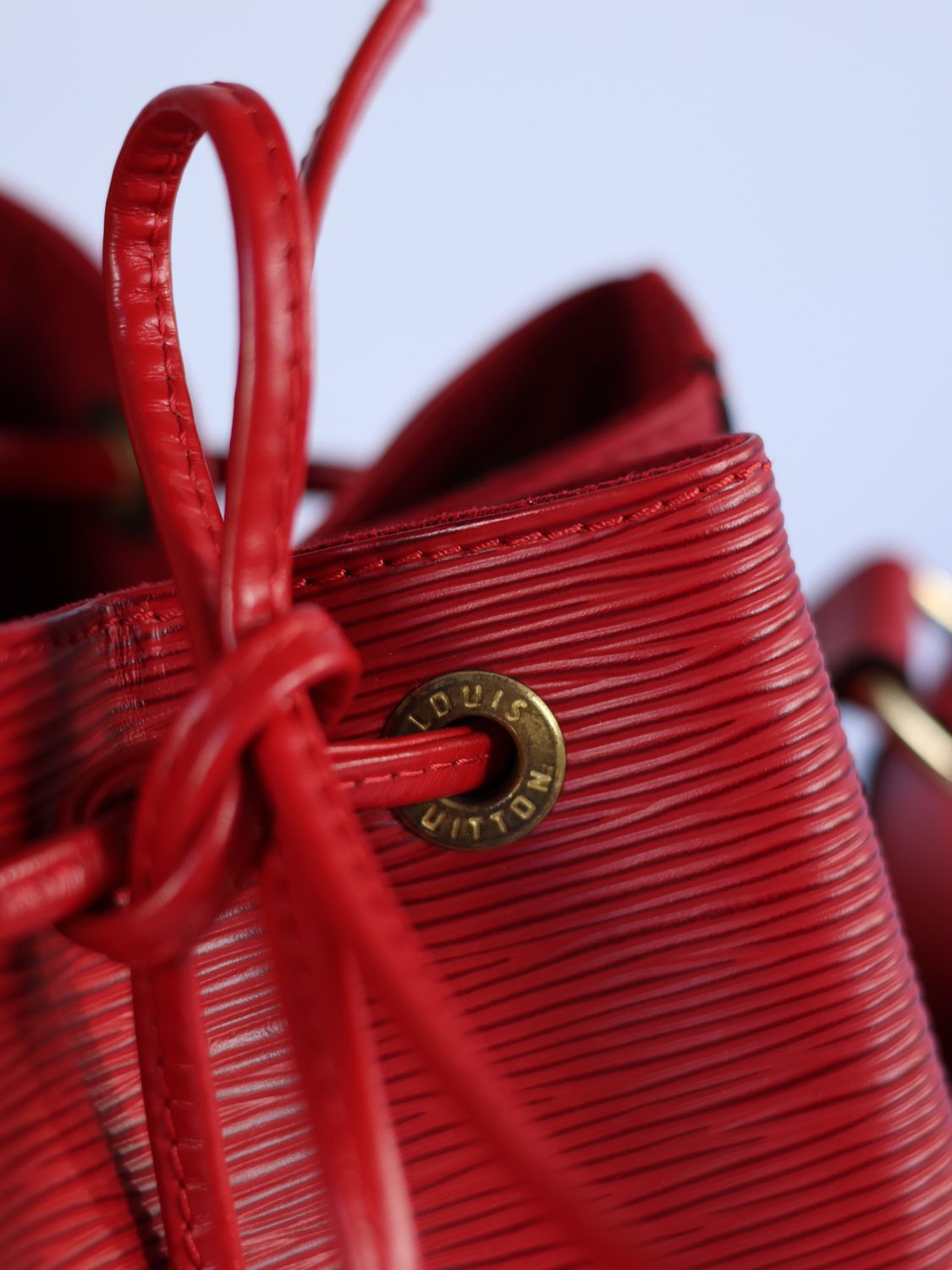 Louis Vuitton Noé Red Bag