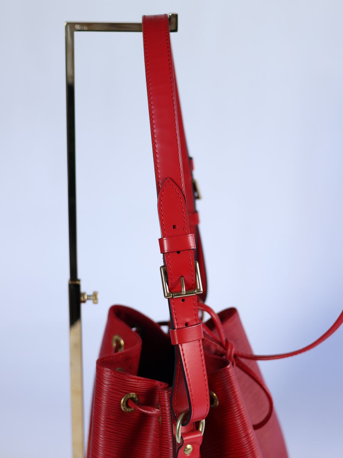 Louis Vuitton Noé Red Bag