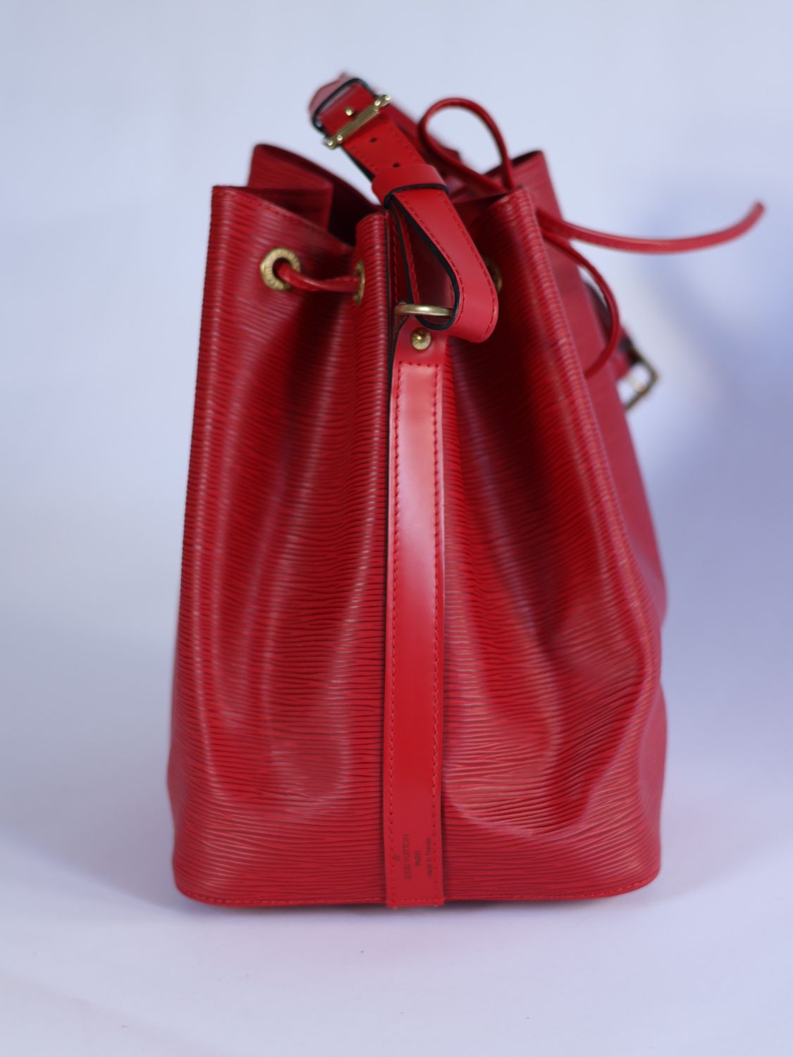 Louis Vuitton Noé Red Bag