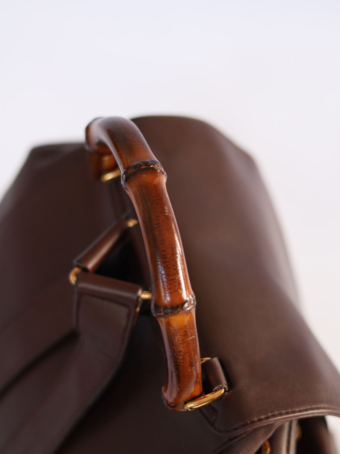 Gucci Bamboo Brown Backpack