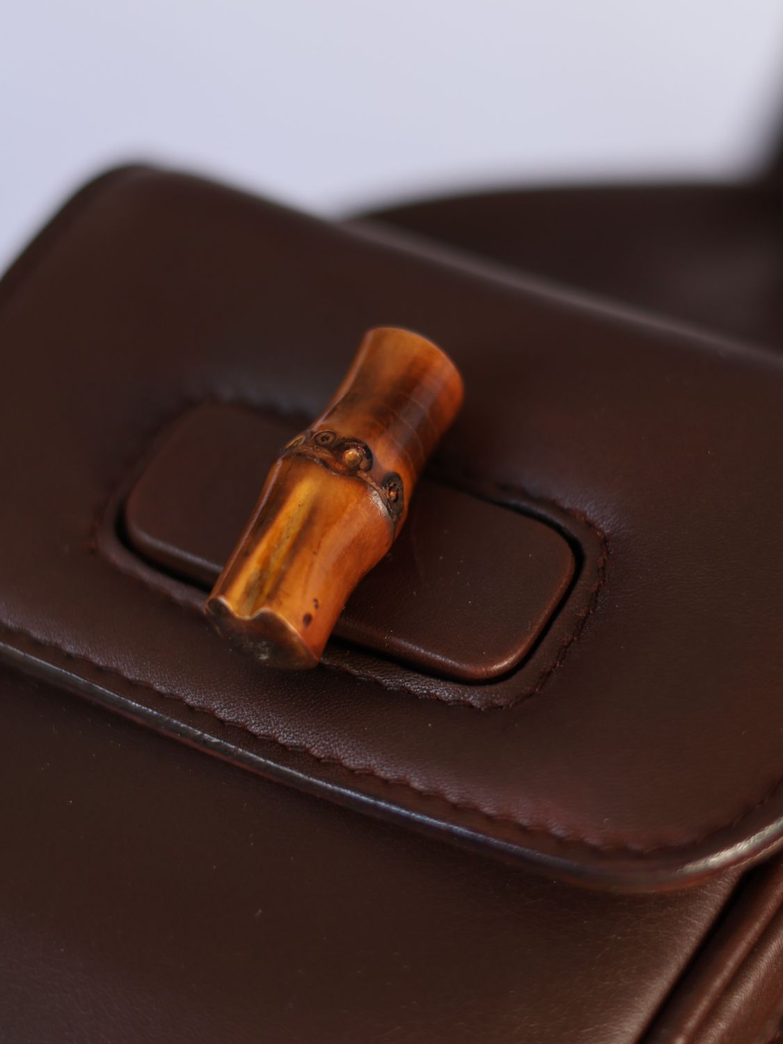 Gucci Bamboo Brown Backpack