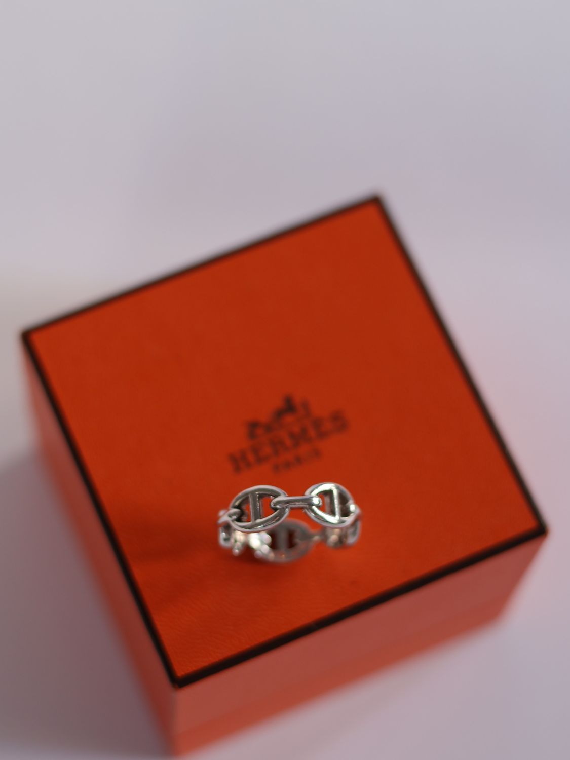 HERMÈS ANCHOR CHAIN RING