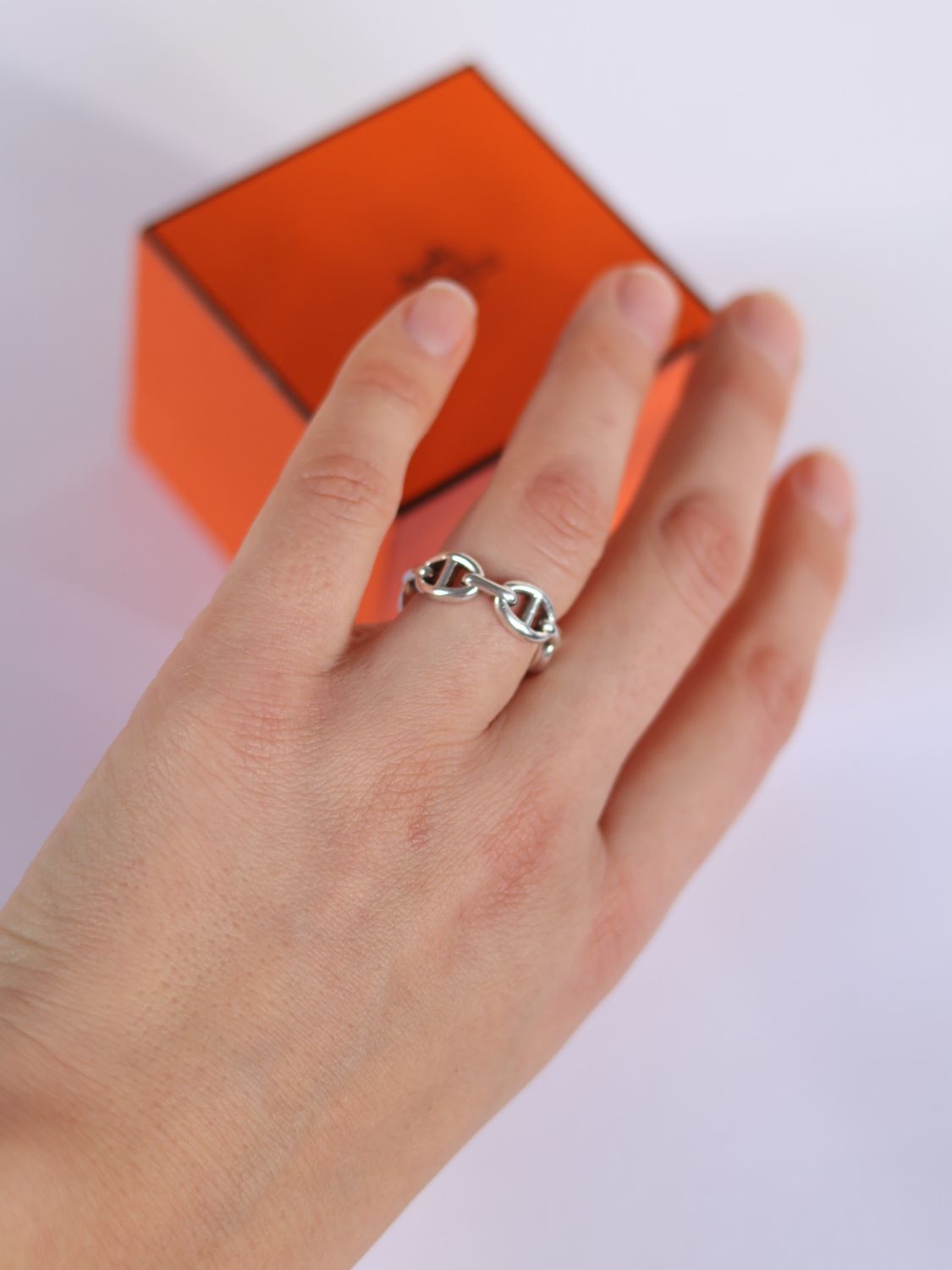 HERMÈS ANCHOR CHAIN RING