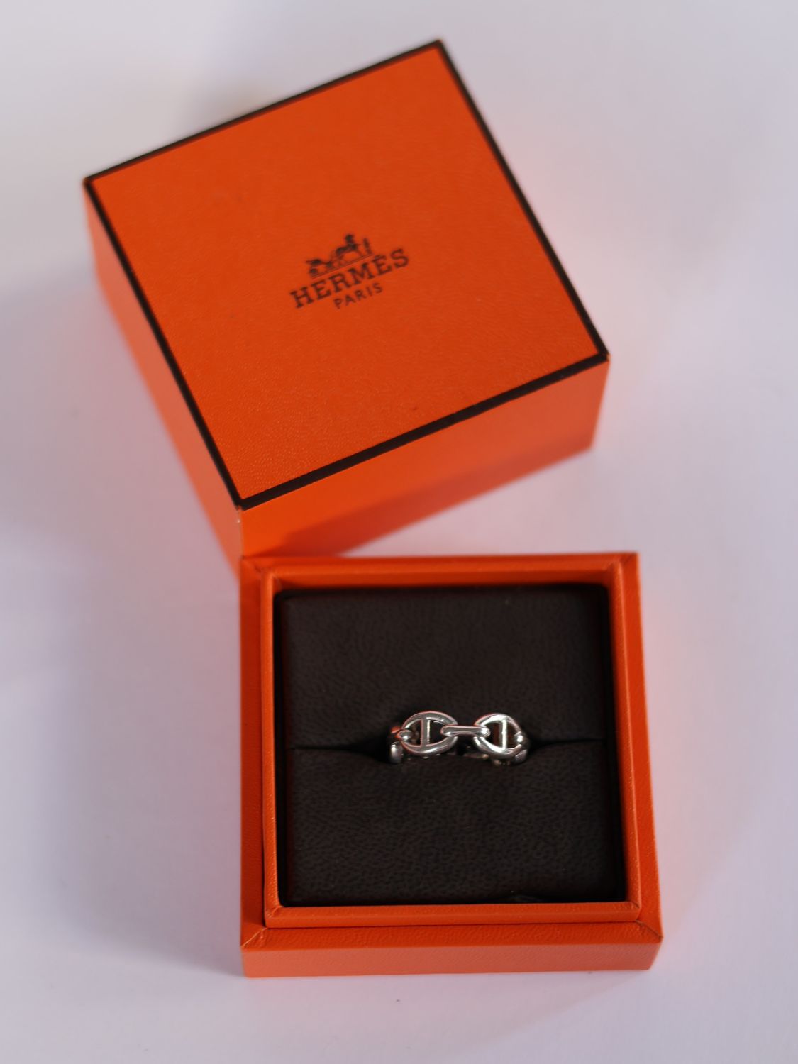 HERMÈS ANCHOR CHAIN RING