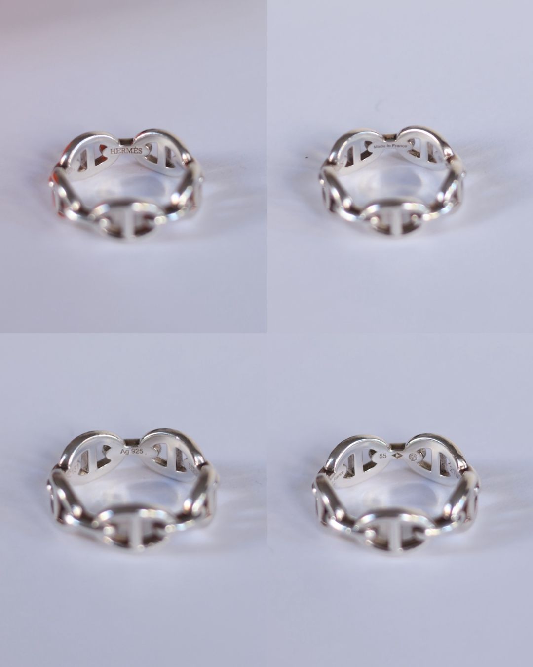 HERMÈS ANCHOR CHAIN RING