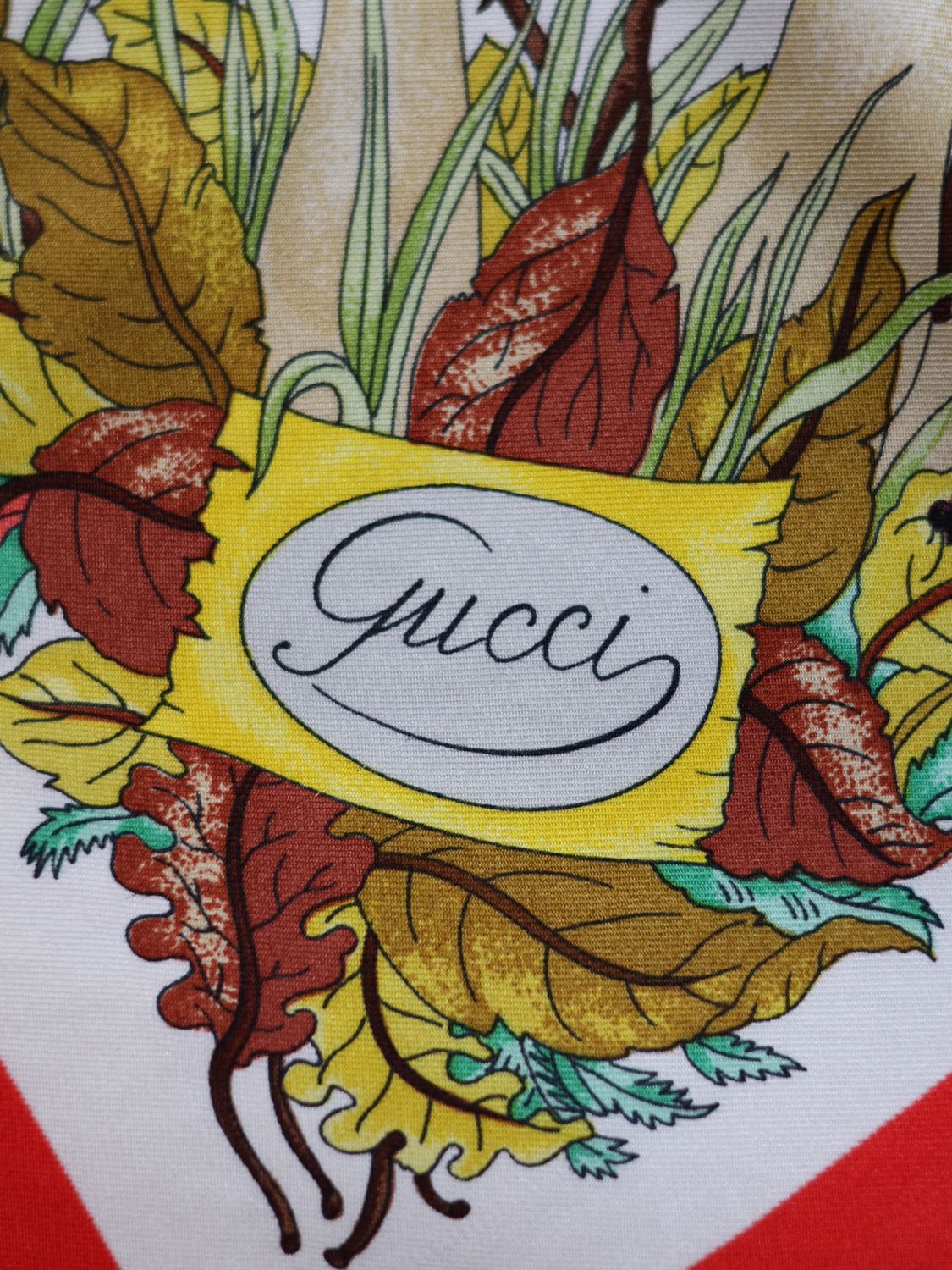 GUCCI FLORA AUTUMN SILK SCARF