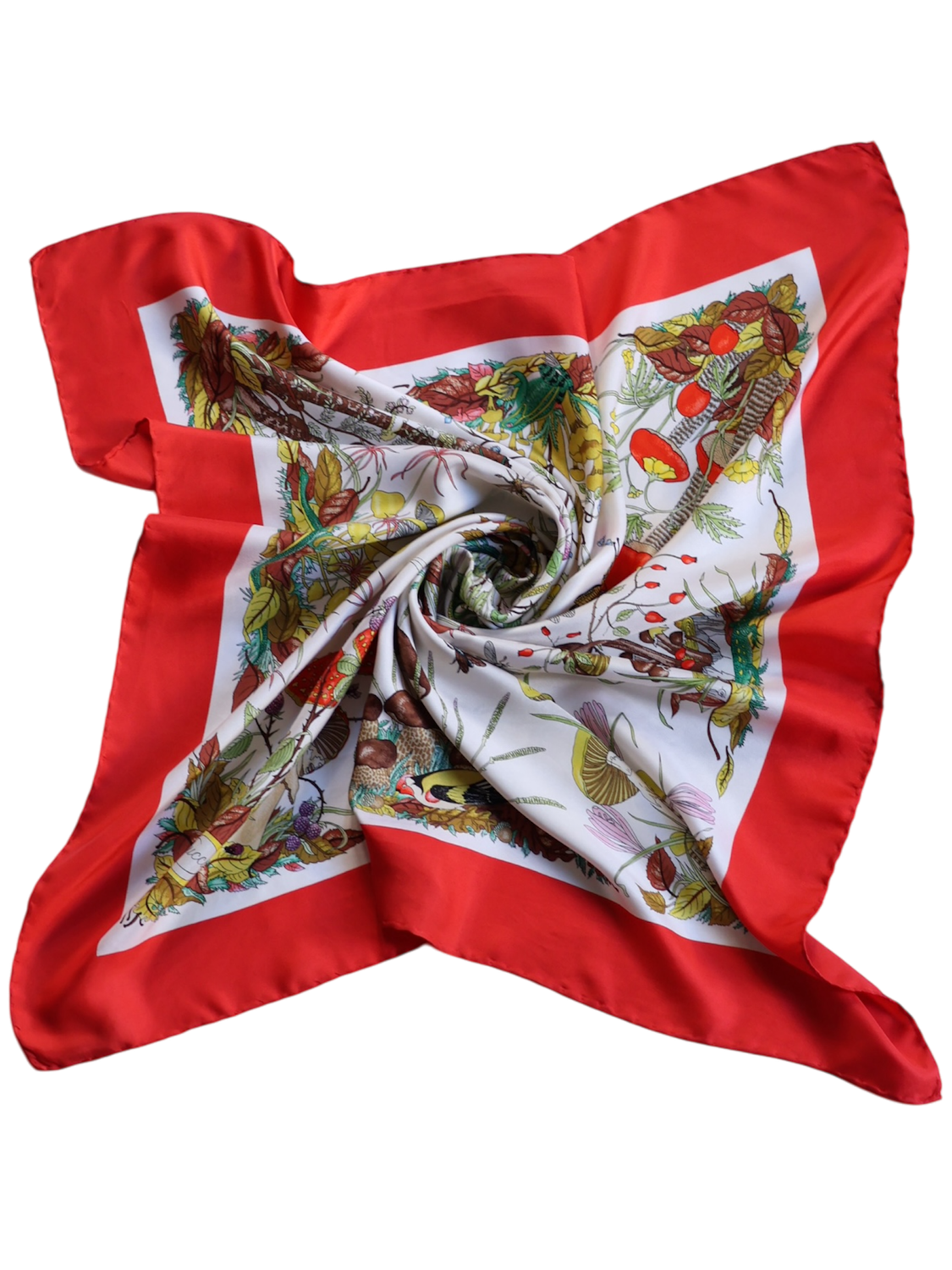 GUCCI FLORA AUTUMN SILK SCARF
