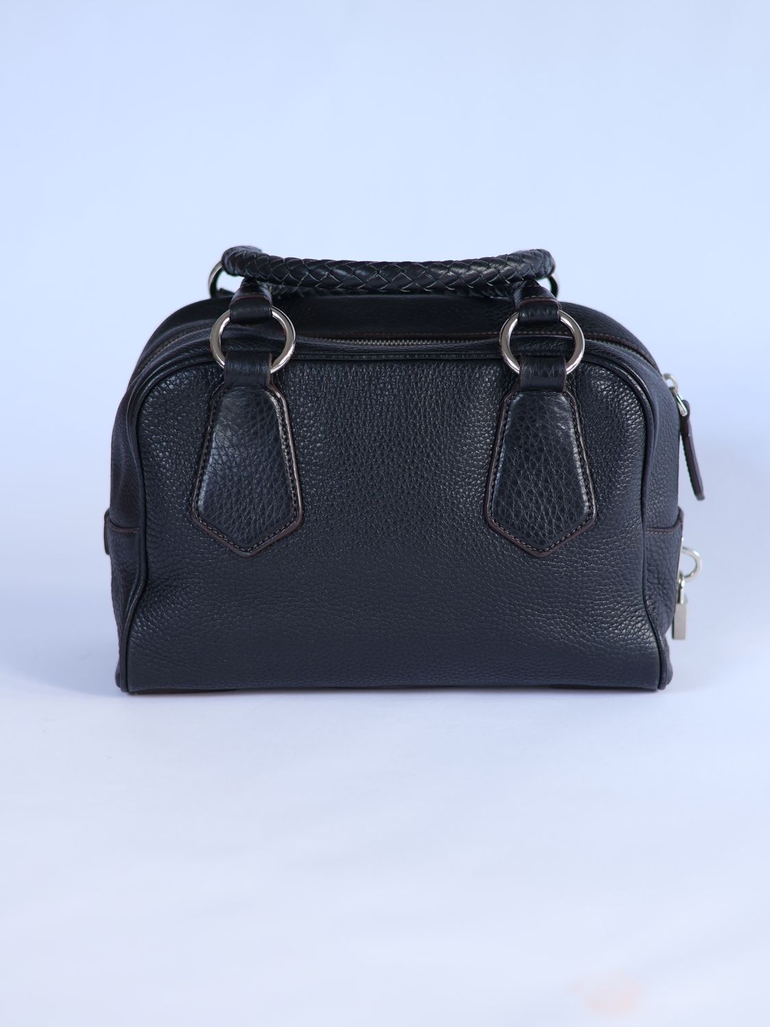 PRADA Hand Bag – Timeless Navy Elegance