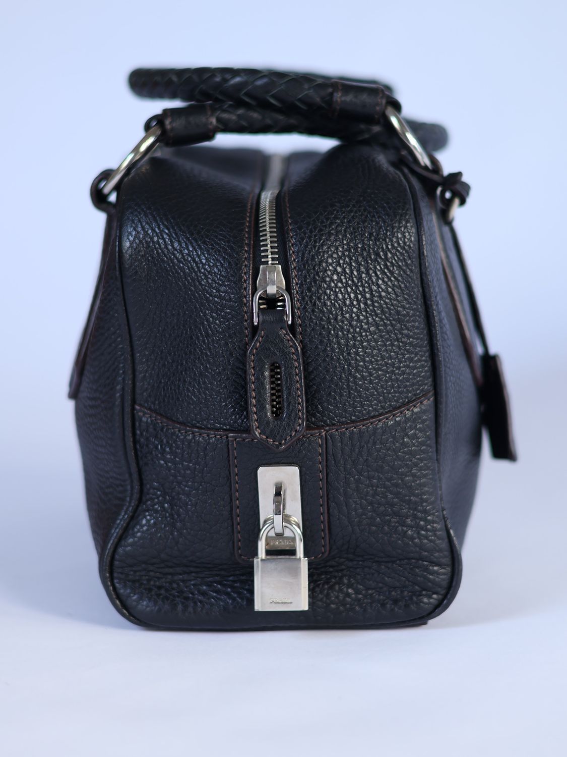 PRADA Hand Bag – Timeless Navy Elegance