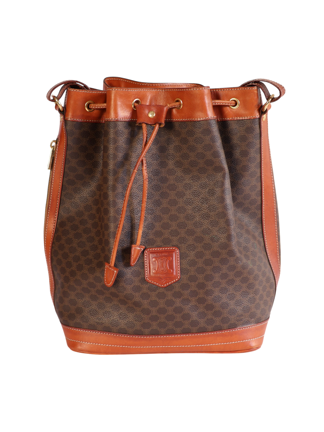 CELINE MACADAM BUCKET BAG