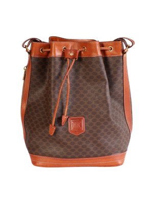 CELINE MACADAM BUCKET BAG