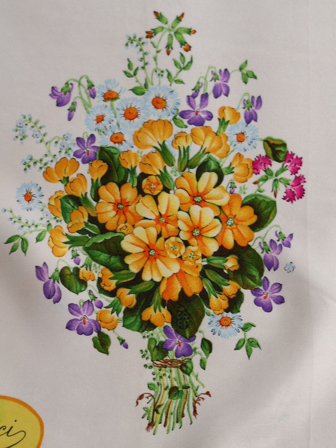 Gucci Flora Spring Silk Scarf