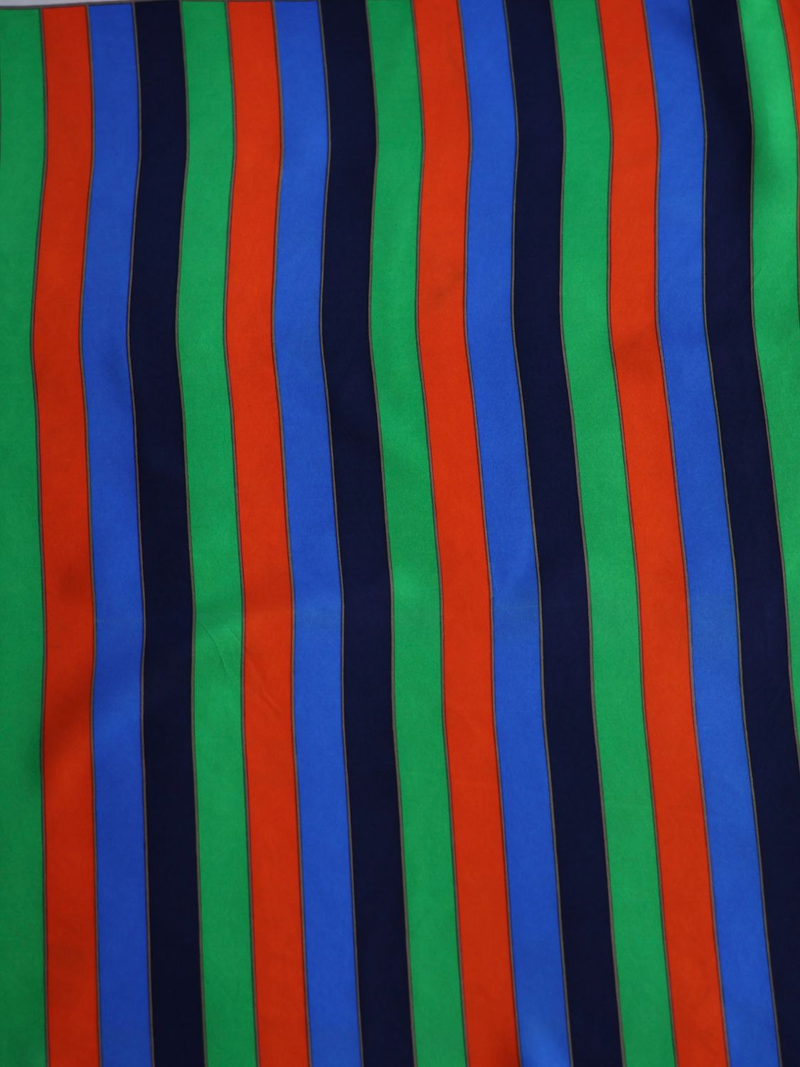 YSL Stripe Silk Scarf