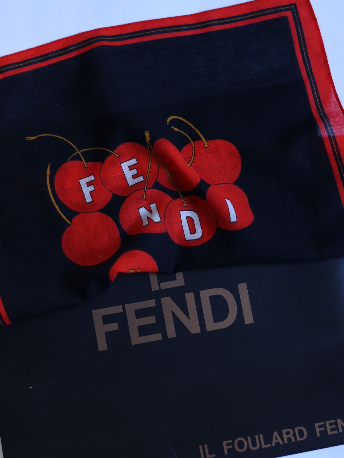 Fendi Cherry Scarf