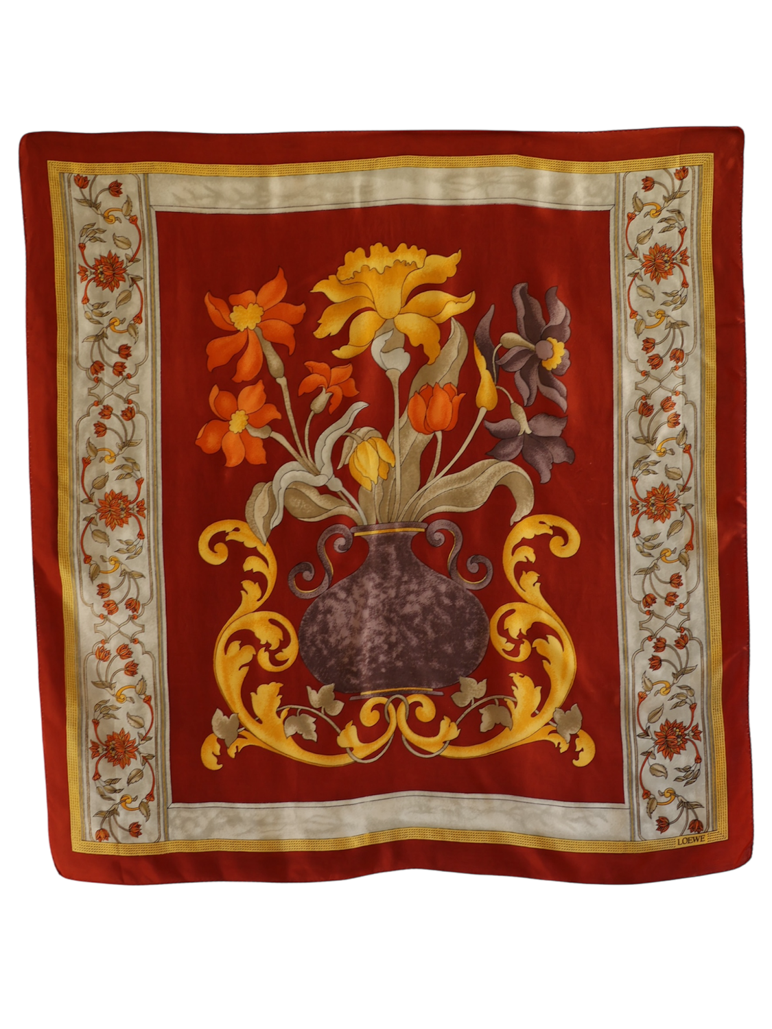 Loewe Autumn Silk Scarf