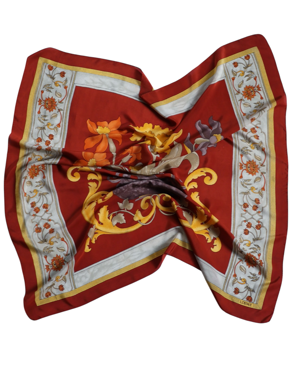 Loewe Autumn Silk Scarf