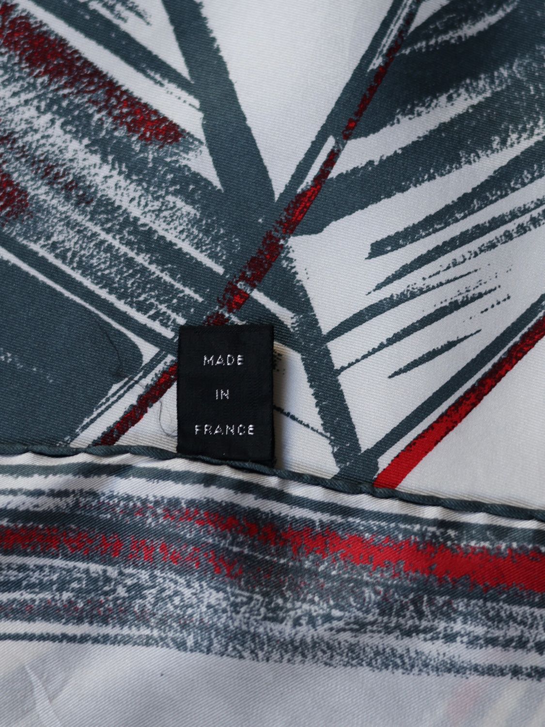 BALENCIAGA ABSTRACT SILK SCARF