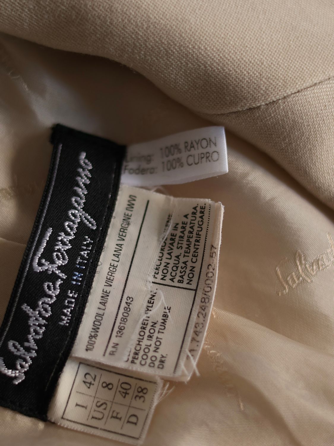 Ferragamo Beige Blazer