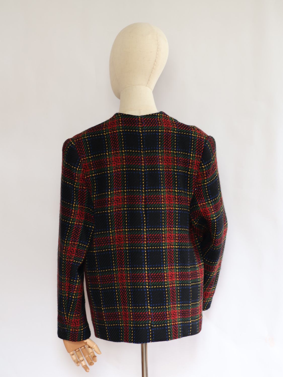 Vintage Plaid Blazer